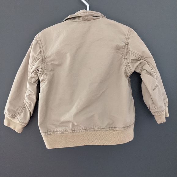 Oshkosh B'gosh tan zip up jacket - Picture 2 of 4